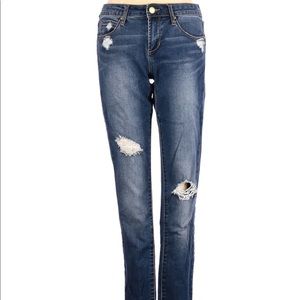 Articles of Society Dark Wash Distressed Jeans. 26